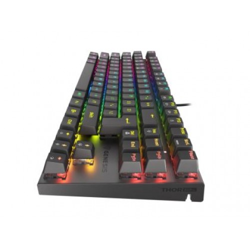 Клавиатура Genesis Mechanical Gaming Keyboard Thor 303 TKL RGB Backlight Red Switch US Layout Black-4