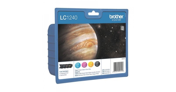 Консуматив Brother LC-1240 BK/C/M/Y Value Bonus Pack Ink Cartridge for MFC-J6510/J6910