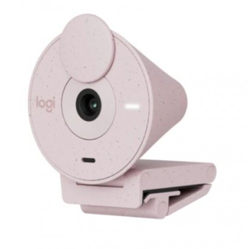 Уебкамера Logitech Brio 300 Full HD webcam - ROSE - USB - N/A - EMEA28-935-2