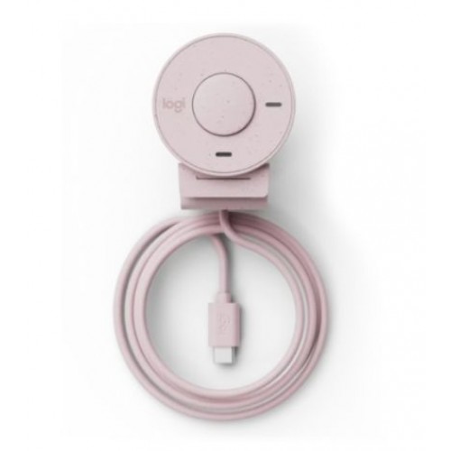Уебкамера Logitech Brio 300 Full HD webcam - ROSE - USB - N/A - EMEA28-935-5