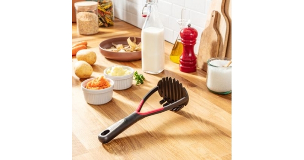 Преса Tefal K2071214, Ingenio, Potato masher, Kitchen tool, Naylon/Fiberglass, 31x11x9cm, Up to 230°C, Handwash preffered, black-2