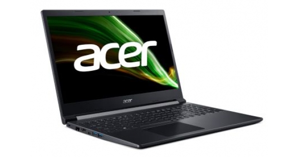 Лаптоп Acer Aspire 7, A715-42G-R8UF, AMD Ryzen 5 5500U (2.1GHz up to 4.0GHz, 8MB), 15.6
