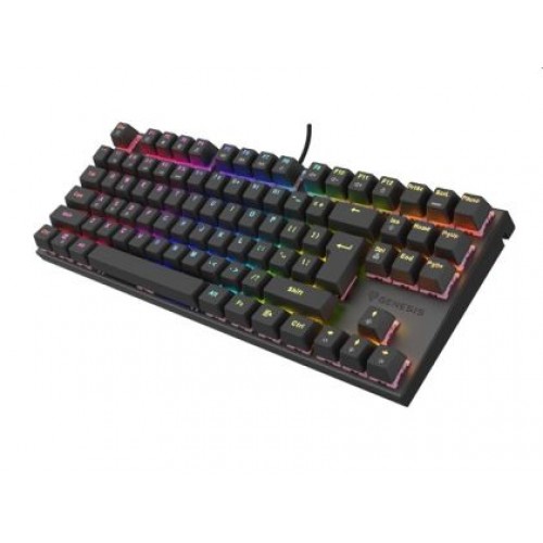 Клавиатура Genesis Mechanical Gaming Keyboard Thor 303 TKL Silent Switch RGB Backlight US Layout Black-1