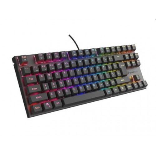 Клавиатура Genesis Mechanical Gaming Keyboard Thor 303 TKL Silent Switch RGB Backlight US Layout Black-2
