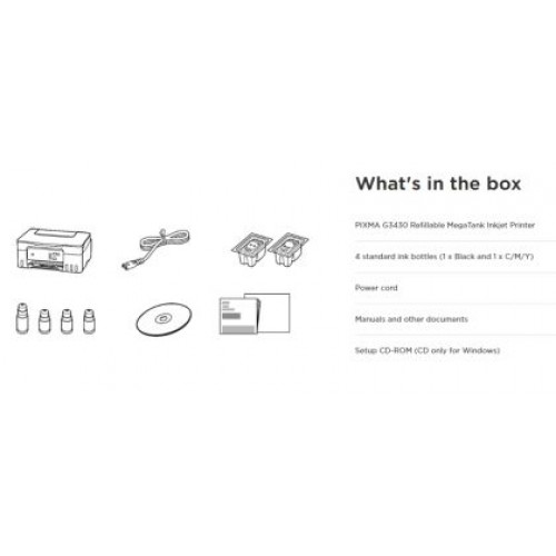 Мастилоструйно многофункционално устройство Canon PIXMA G3430 All-In-One, Black-8