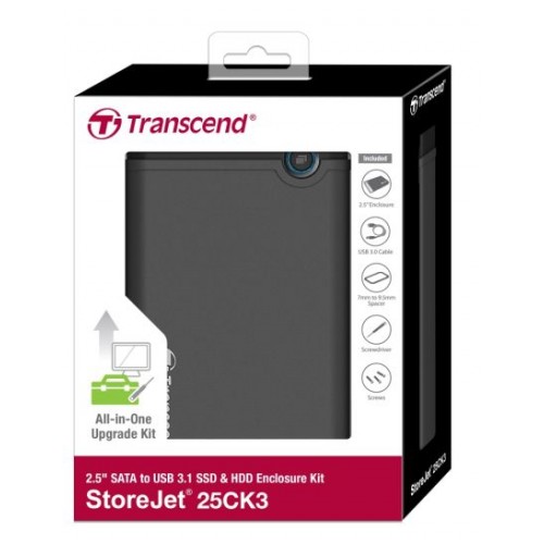 Кутия за твърд диск Transcend 0GB StoreJet 2.5