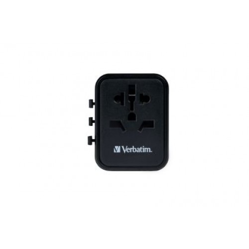 Адаптер Verbatim UTA-01 Universal Travel Adapter with 2 x USB-A ports-2