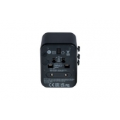 Адаптер Verbatim UTA-02 Universal Travel Adapter with 1 x USB-C PD 20W / 1 x USB-A QC 3.0