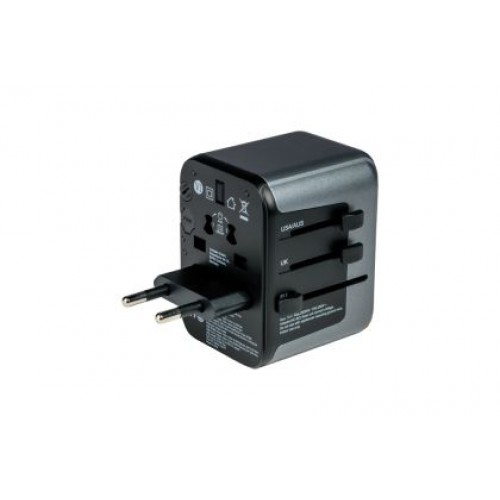 Адаптер Verbatim UTA-03 Universal Travel Adapter with 1 x USB-C PD 30W & QC 3.0 / 2 x USB-C / 2 x USB-A-4