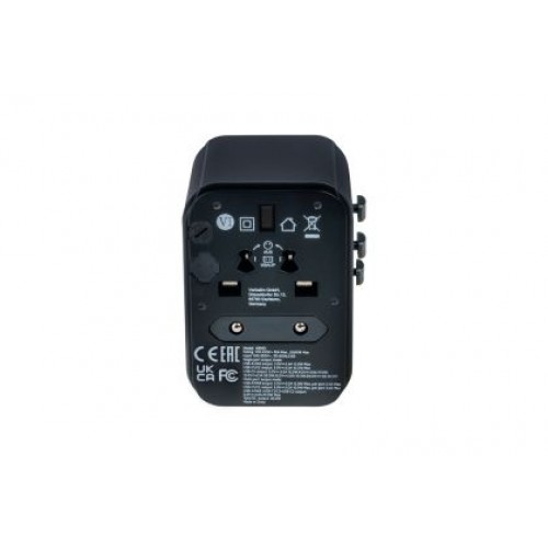 Адаптер Verbatim UTA-03 Universal Travel Adapter with 1 x USB-C PD 30W & QC 3.0 / 2 x USB-C / 2 x USB-A-7