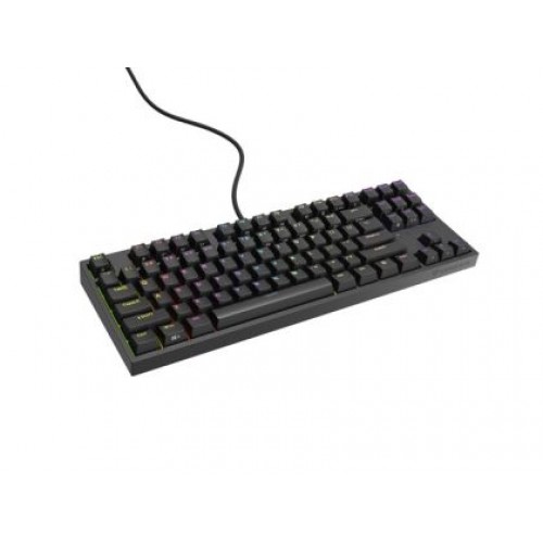 Клавиатура Genesis Gaming Keyboard Thor 404 TKL Black RGB Backlight US Layout Yellow Switch-2