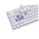 Клавиатура Genesis Gaming Keyboard Thor 404 TKL White RGB Backlight US Layout Yellow Switch
