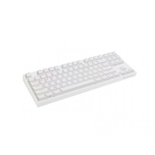 Клавиатура Genesis Gaming Keyboard Thor 404 TKL White RGB Backlight US Layout Yellow Switch-2