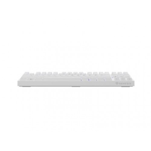 Клавиатура Genesis Gaming Keyboard Thor 404 TKL White RGB Backlight US Layout Yellow Switch-3