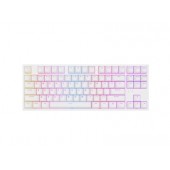 Клавиатура Genesis Gaming Keyboard Thor 404 TKL White RGB Backlight US Layout Brown Switch