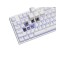 Клавиатура Genesis Gaming Keyboard Thor 404 TKL White RGB Backlight US Layout Brown Switch