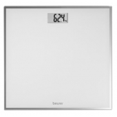 Везна Beurer GS 120 Kompakt Glass bathroom scale  black; Automatic switch-off, overload indicator; 150 kg / 100 g