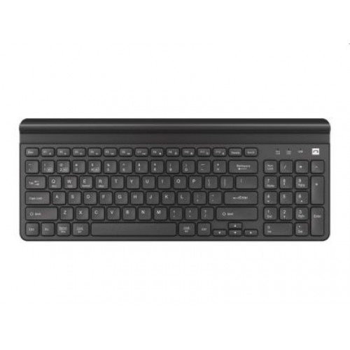 Комплект Natec Keyboard Felimare US Layout Wireless Bluetooth + 2.4 GHz Slim Pnone/Tablet Holder, Black-3