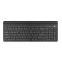 Комплект Natec Keyboard Felimare US Layout Wireless Bluetooth + 2.4 GHz Slim Pnone/Tablet Holder, Black