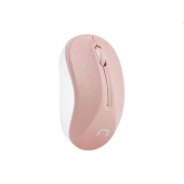 Мишка Natec Mouse Toucan Wireless 1600 DPI Optical Pink-White