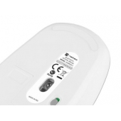 Мишка Natec Mouse Harrier 2, 1600 DPI Bluetooth 5.1 White-Grey
