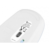 Мишка Natec Mouse Harrier 2, 1600 DPI Bluetooth 5.1 White-Blue
