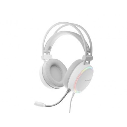 Слушалки Genesis Headset Neon 613 With Microphone RGB Illumination White