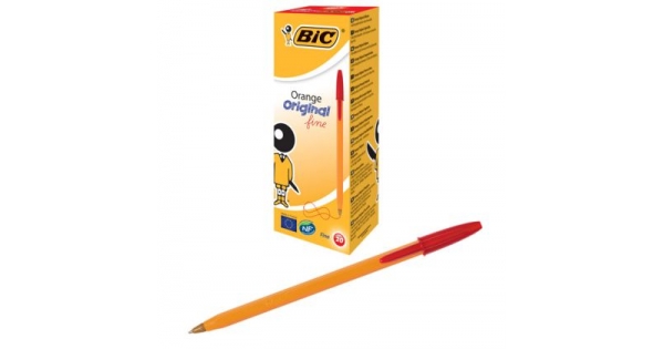 Химикалка Bic Orange Fine 0.3 mm Червена