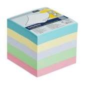 Хартиено кубче Office Point Незалепено, 85x85 mm 800 л. Цветен микс