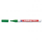 Paint маркер Edding 751 Объл връх 1-2 mm Зелен