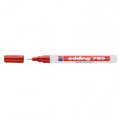 Paint маркер-тънкописец Edding 780 Объл метален връх 0.8 mm Червен