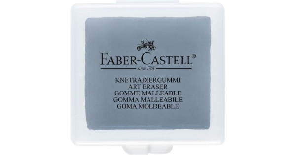 Хлебна гума Faber-Castell Сива в пластмасова кутийка
