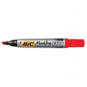 Перманентен маркер Bic 2300 Скосен връх 3.1-5.3 mm Червен