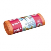 Торби за смет с връв York С връв, 35 l 20 бр.