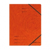 Папка с ластик Herlitz Colorspan Картон, А4 Оранжева