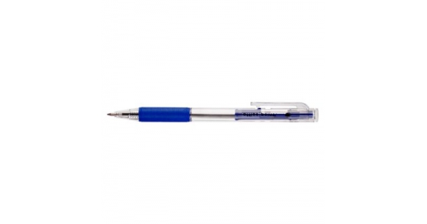Автоматична химикалка Office Point Transparent DK646 0.7 mm Синя