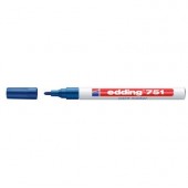 Paint маркер Edding 751 Объл връх 1-2 mm Син