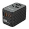 Адаптер Verbatim UTA-05 GaN III Universal Travel Adapter with 2 x USB-C PD 65W & QC 4+ / 2 x USB-A