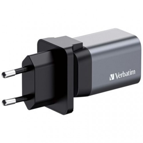 Зарядно устройство Verbatim GNC-35 GaN Charger 2 Port 35W USB A/C (EU/UK/US)-2