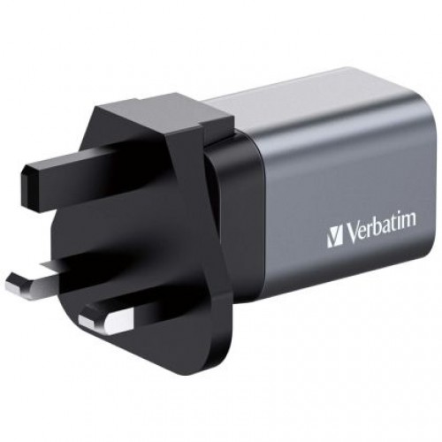 Зарядно устройство Verbatim GNC-35 GaN Charger 2 Port 35W USB A/C (EU/UK/US)-3