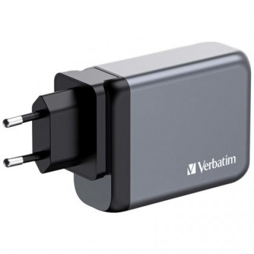 Зарядно устройство Verbatim GNC-100 GaN Charger 4 Port 100W USB A/C (EU/UK/US)-2