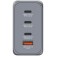 Зарядно устройство Verbatim GNC-200 GaN Charger 4 Port 200W USB A/C (EU/UK/US)