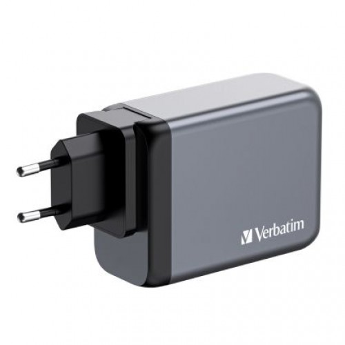 Зарядно устройство Verbatim GNC-200 GaN Charger 4 Port 200W USB A/C (EU/UK/US)-2