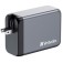 Зарядно устройство Verbatim GNC-240 GaN Charger 4 Port 240W USB A/C (EU/UK/US)