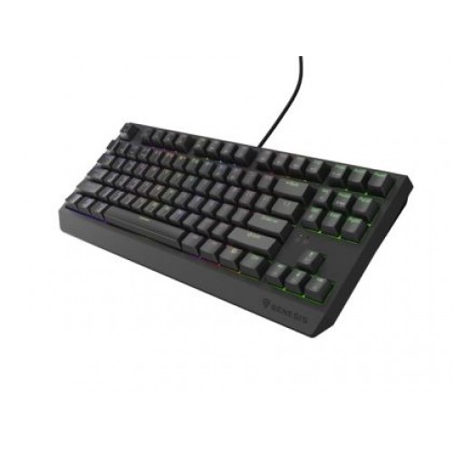 Клавиатура Genesis Gaming Keyboard Thor 230 TKL US RGB Mechanical Outemu Brown Black Hot Swap-6