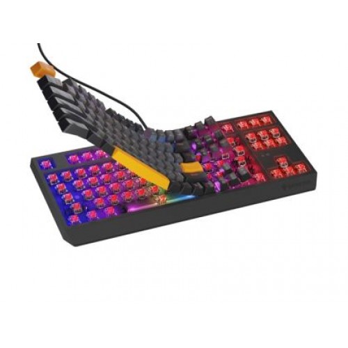 Клавиатура Genesis Gaming Keyboard Thor 230 TKL Anchor Gray Negative US RGB Mechanical Outemu Red-3