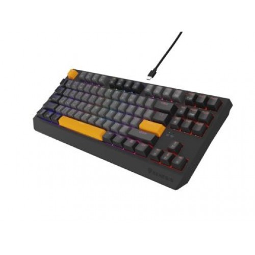 Клавиатура Genesis Gaming Keyboard Thor 230 TKL Anchor Gray Negative US RGB Mechanical Outemu Red-9