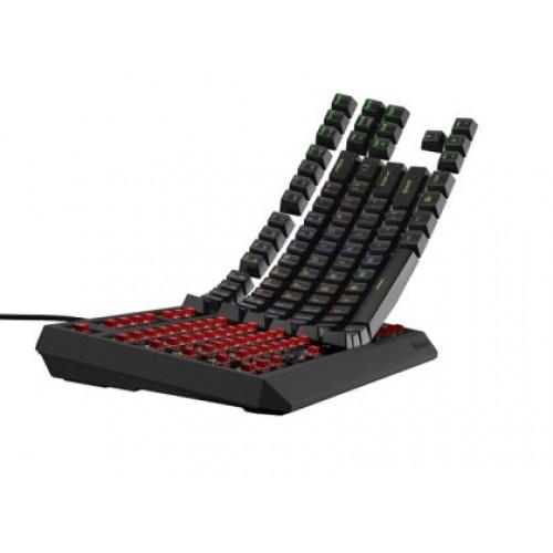 Клавиатура Genesis Gaming Keyboard Thor 230 TKL US RGB Mechanical Outemu Red Black Hot Swap-2