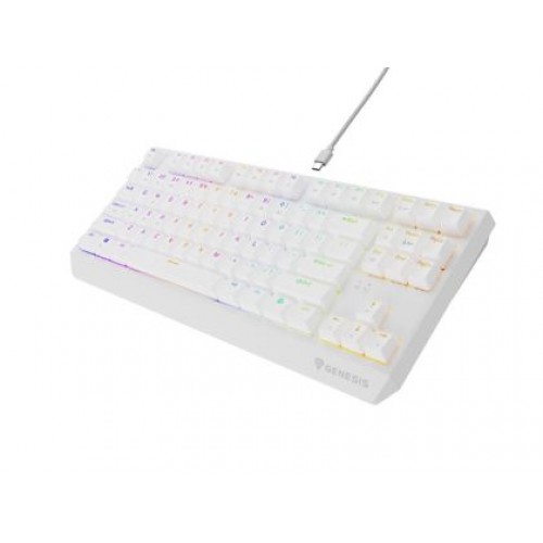 Клавиатура Genesis Gaming Keyboard Thor 230 TKL US RGB Mechanical Outemu Red White Hot Swap-3