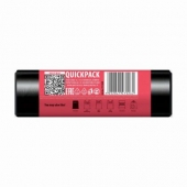 Торби за смет viGO! 60 L, 58х67 cm, 50 бр., Черен